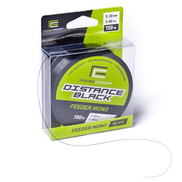 Леска монофильная Feeder Concept Distance Black (150 м) 0.2 мм