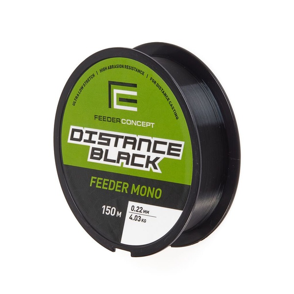 Леска монофильная Feeder Concept Distance Black (150 м) 0.22 мм
