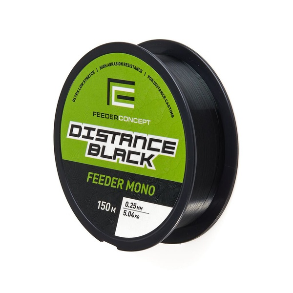 Леска монофильная Feeder Concept Distance Black (150 м) 0.25 мм
