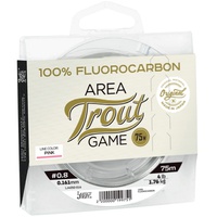 Леска монофильная Lucky John Area Trout Game Fluorocarbon Pink 075/023
