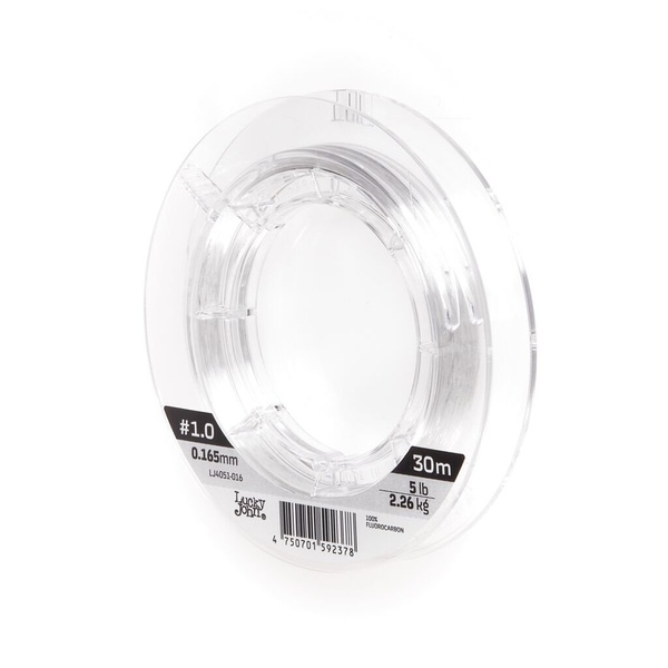 Леска монофильная Lucky John Fluorocarbon Hard 030/016