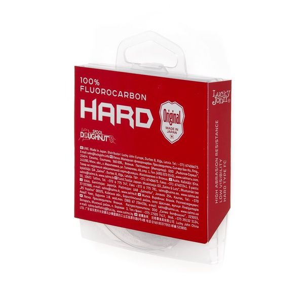 Леска монофильная Lucky John Fluorocarbon Hard 030/020