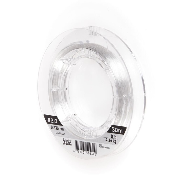 Леска монофильная Lucky John Fluorocarbon Hard 030/023