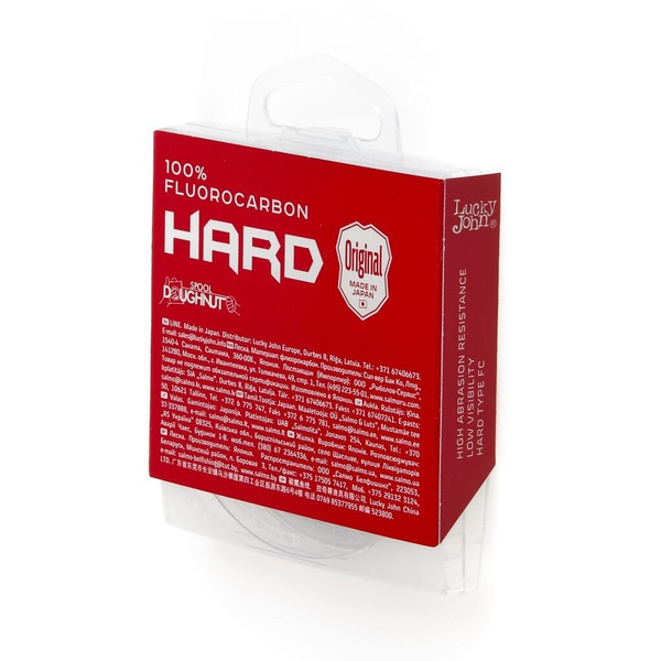 Леска монофильная Lucky John Fluorocarbon Hard 030/031
