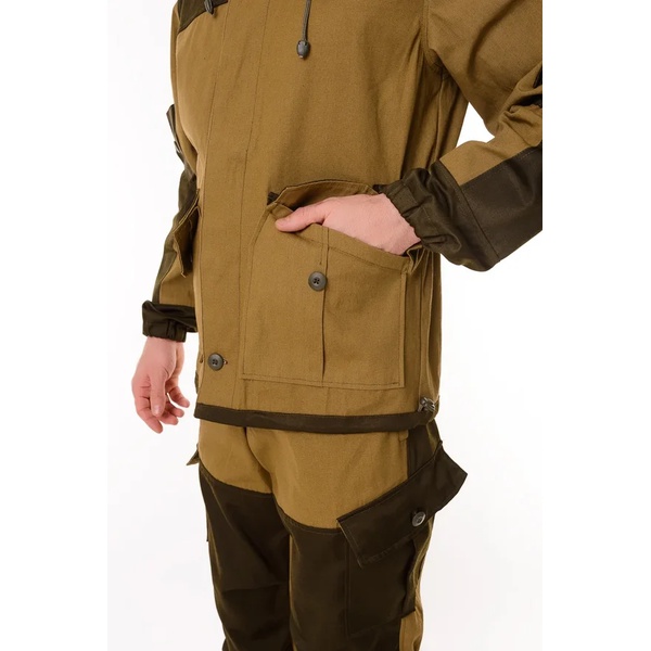 Костюм OneRus Горный (палатка) на пуговицах светлый хаки