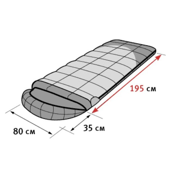 Спальный мешок Alexika Summer Plus