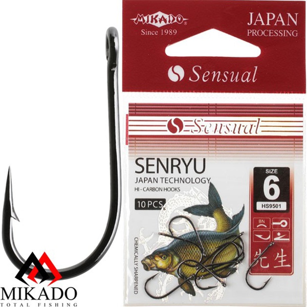 Крючки Mikado Sensual - Senryu №14 BN с ушком (10 шт)