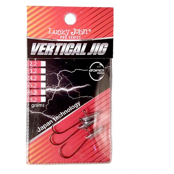 Джиг-головка Lucky John Vertical Jig 12 г (3 шт)