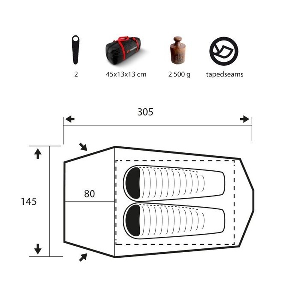Палатка Trimm Adventure Spark-D