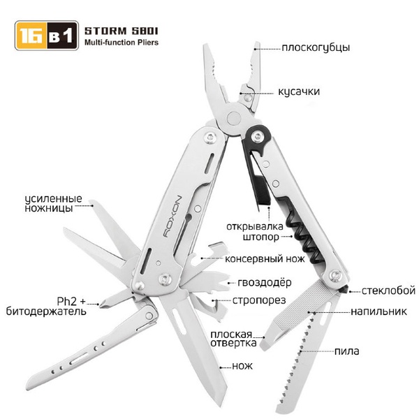 Мультитул Roxon Storm