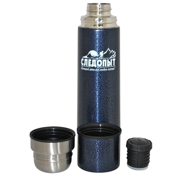 Термос Следопыт с двойной крышкой, 0,5 л