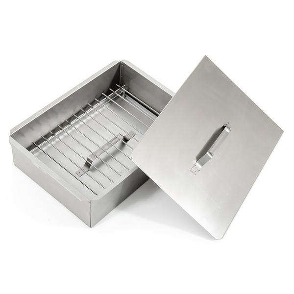 Коптильня Кедр 380х280х140 сталь 0,5 мм (с поддоном)