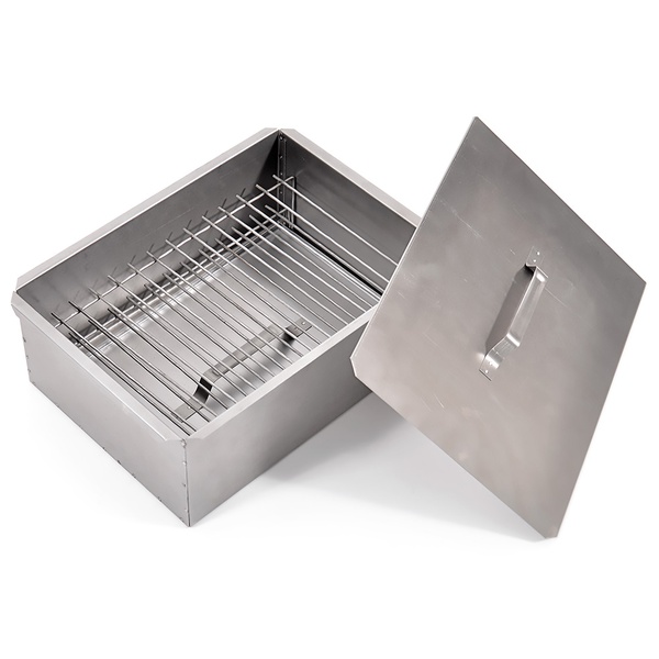 Коптильня Кедр 380х280х170 сталь 0,8 мм (с поддоном)