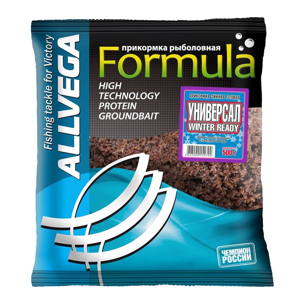 Прикормка зимняя готовая Allvega Formula Winter Ready "Универсальная" 0,5кг