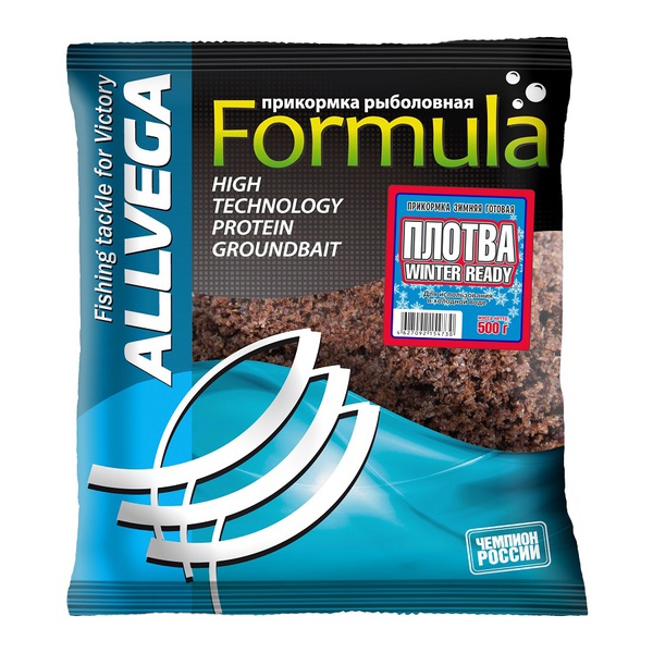 Прикормка зимняя готовая Allvega Formula Winter Ready "Плотва" 0,5кг