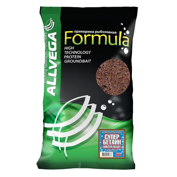 Прикормка зимняя готовая Allvega Formula Winter Ready "Супер бетаин" 0,9кг