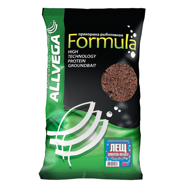 Прикормка зимняя готовая Allvega Formula Winter Ready "Лещ" 0,9кг