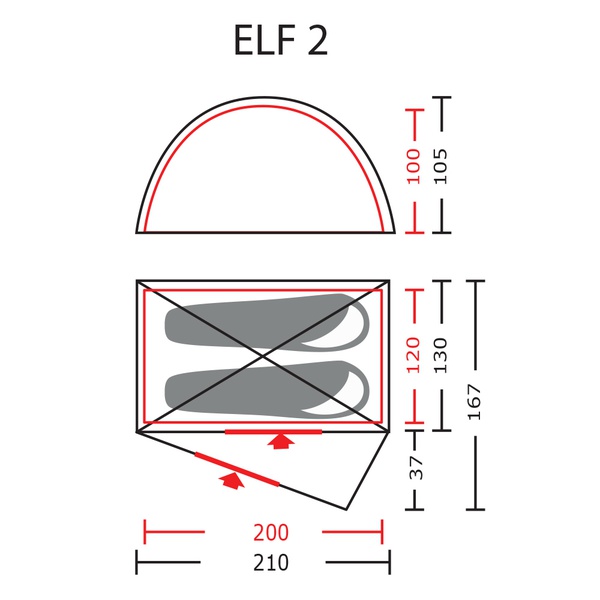 Палатка Alaska Эльф 2 V5