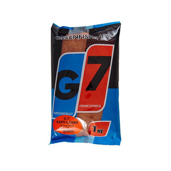 Прикормка GF G-7 Карп, Сазан 1кг