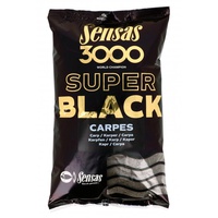 Прикормка Sensas 3000 Super Black Carp 1кг