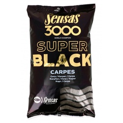 Прикормка Sensas 3000 Super Black Carp 1кг