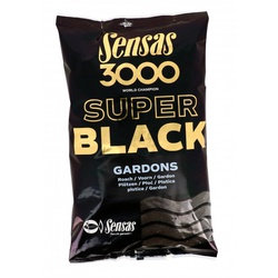 Прикормка Sensas 3000 Super Black Gardons 1кг