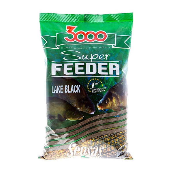 Прикормка Sensas 3000 Super Feeder Lake Black 1кг