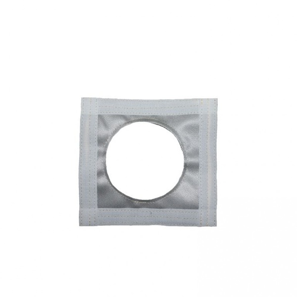 Термостойкая накладка Снегирь под газовую трубу 100 мм