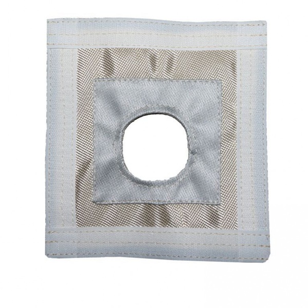 Термостойкая накладка Снегирь под газовую трубу 50 мм