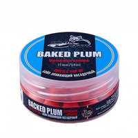 Бойлы насадочные плавающие Sonik Baits Fluo Pop-up (11мм/50мл) красный, Baked Plum