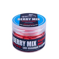 Бойлы насадочные плавающие Sonik Baits Berry Mix Fluo Pop-ups 14мм (90мл) ягодный микс