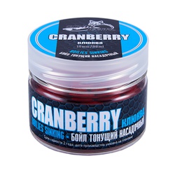 Бойлы насадочные тонущие Sonik Baits Cranberry 14мм (90мл) клюква