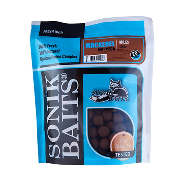 Бойлы тонущие Sonik Baits Mackerel 20мм (0,75кг) макрель
