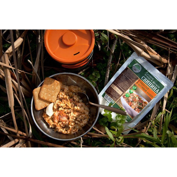 Готовое блюдо Кронидов Свинина с капустой и перловой кашей 250 г