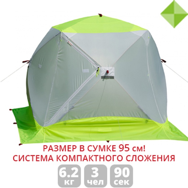 Палатка для зимней рыбалки Лотос 3 Компакт Эко