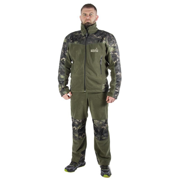 Флисовый костюм Norfin Berings Camo Green