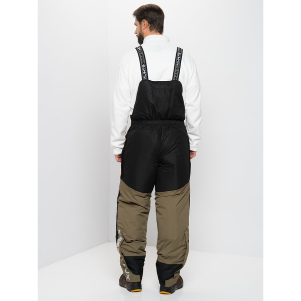 Костюм зимний Huntsman Siberia Lux хаки/чёрный, тк. Breathable