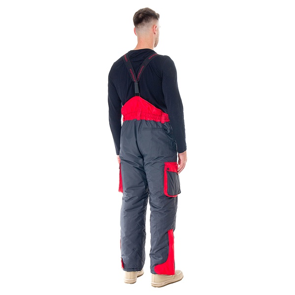 Костюм Huntsman Печора серый/красный, тк. Оксланд