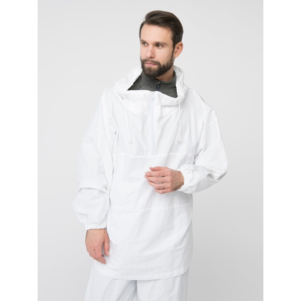 Костюм маскировочный Huntsman Метель анорак Белый, тк. бязь