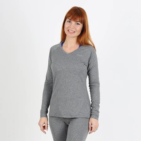 Термофутболка женская Сплав Russian Winter L/S серый