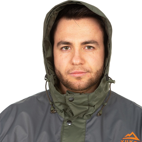 Костюм Huntsman Юкон хаки/серый, тк. Lokker Point