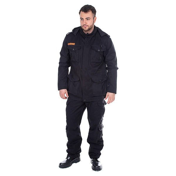 Костюм Huntsman Крафт (cotton) чёрный, тк. Cotton