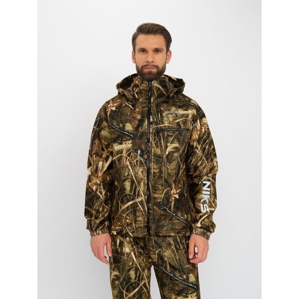 Костюм демисезонный Huntsman Никс Люкс (Alova Windblock) Камыш