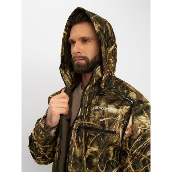 Костюм демисезонный Huntsman Никс Люкс (Alova Windblock) Камыш