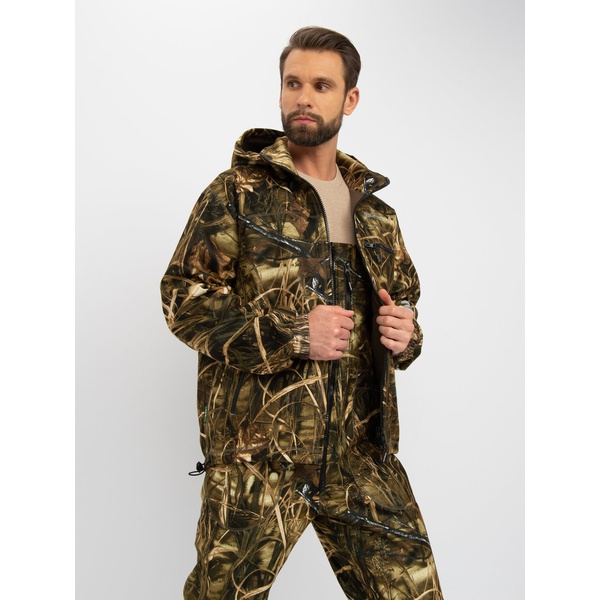 Костюм демисезонный Huntsman Никс Люкс (Alova Windblock) Камыш