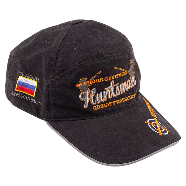 Бейсболка Huntsman Крафт тк. финляндия Чёрный
