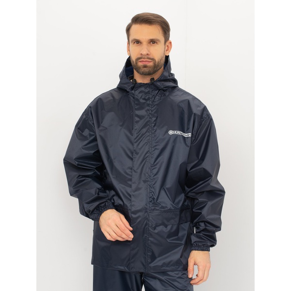 Костюм влаго-ветрозащитный Huntsman Склон-2 Тёмно-синий, тк. Таффета