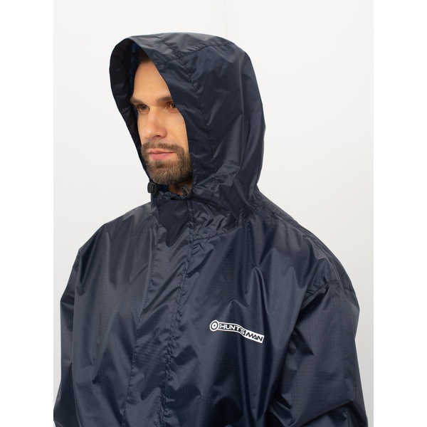 Костюм влаго-ветрозащитный Huntsman Склон-2 Тёмно-синий, тк. Таффета