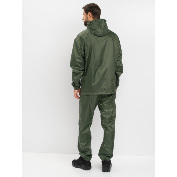 Костюм влаго-ветрозащитный Huntsman Шторм Зелёный, тк. Таффета PVC