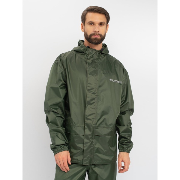 Костюм влаго-ветрозащитный Huntsman Шторм Зелёный, тк. Таффета PVC